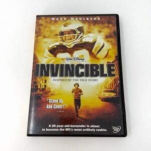 Invincible DVD Mark Wahlberg Disney Football True Story Eagles Tested Works